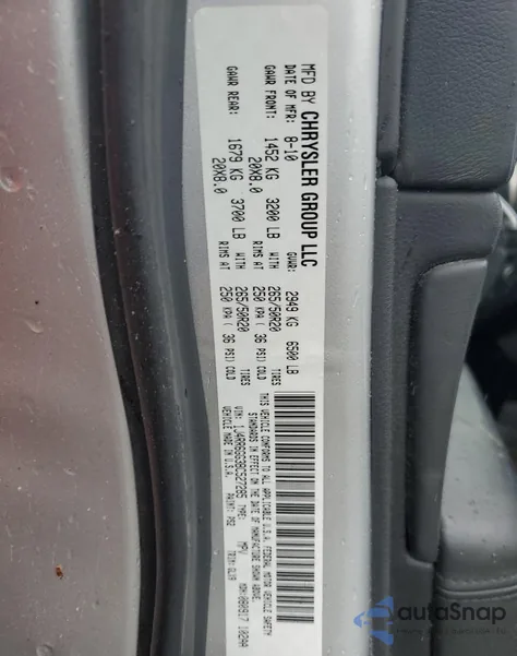 2011 Jeep Grand Cherokee Overland from USA, damaged, VIN 1J4RR6GG3BC527285